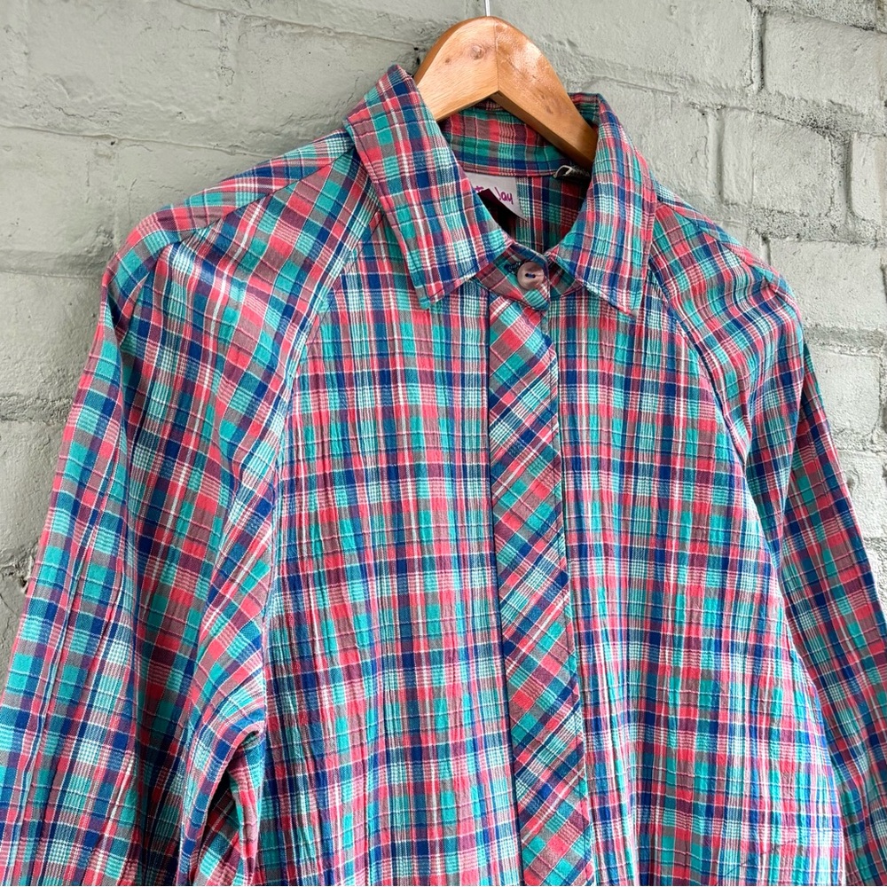 Vintage Plaid Spring Jacket - Picture 5 of 8